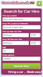 Mobile Screenshot of bookings.carrentals.co.uk