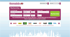 Desktop Screenshot of carrentals.fr